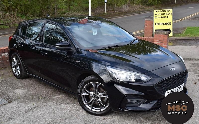 Used Ford Focus ST-Line 125 HP (91 kW) 2019 Black Hatchback