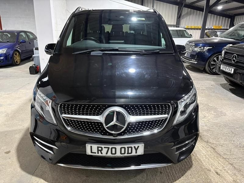 Used Mercedes V300 AMG line 2020 Black MPV
