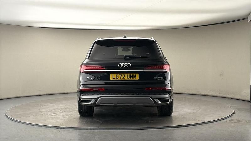 Used Audi Q7 S-Line 340 HP (250 kW) 2022 Mythos black metallic/mythos black metallic SUV