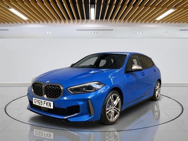 Used BMW M135 Comfort Edition 306 HP (225 kW) 2019 Blue Hatchback