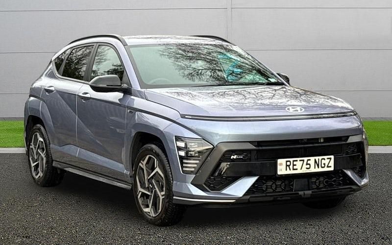 Second-hand Hyundai Kona N Line 101 CP (74 kW) 2025 Albastru SUV