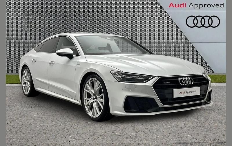 Used Audi A7 S-Line 228 HP (167 kW) 2019 White Hatchback