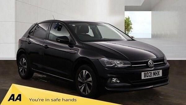 Used VW Polo Match 95 HP (69 kW) 2021 Black Hatchback