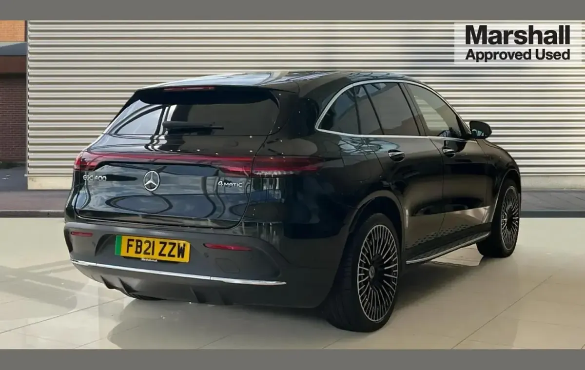Used Mercedes EQC400 AMG Line Premium Plus 300 kW (408 HP) 2021 Black SUV