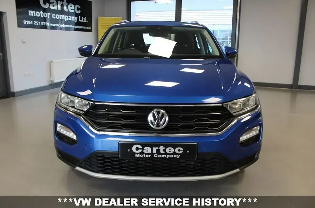 Usado VW T-Roc SE 115 HP (84 kW) 2019 Azul SUV