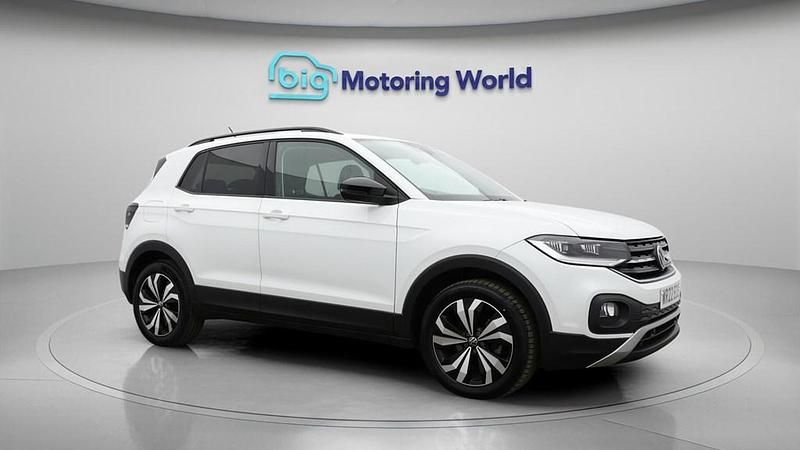 Used VW T-Cross Black Edition 110 HP (80 kW) 2022 White SUV
