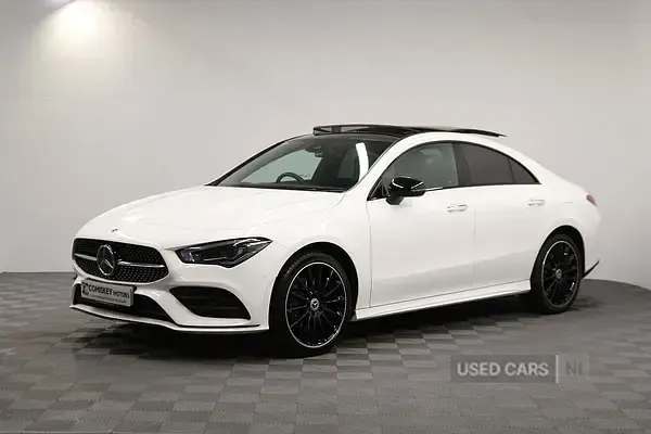 Used Mercedes CLA250e AMG Line Premium Plus 2023 White Coupe