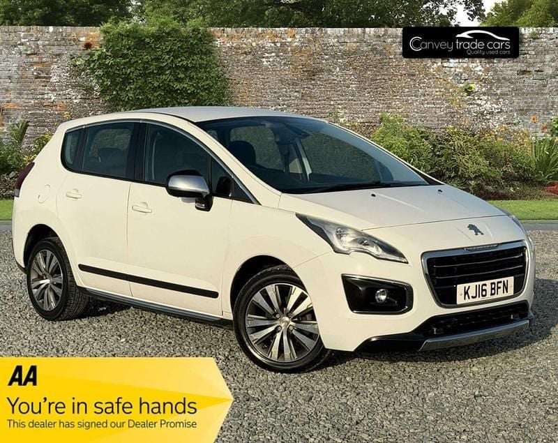 Begagnad Peugeot 3008 Active 2016 Vit Halvkombi