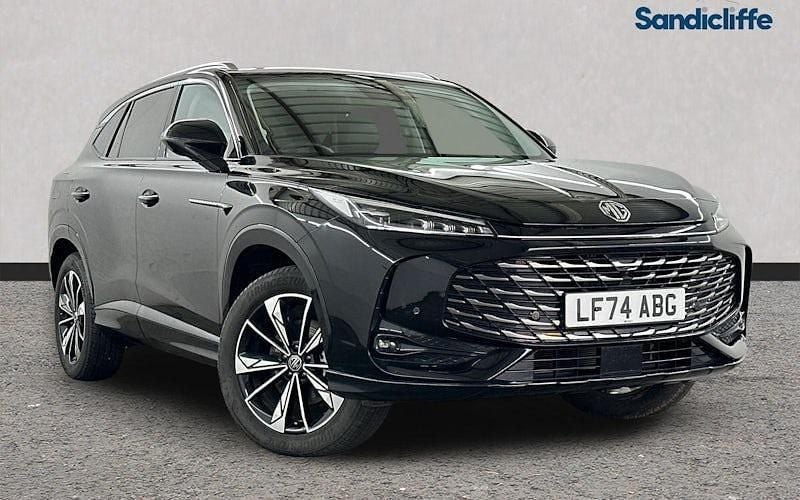 Metallic black pearl Used 2024 MG HS Trophy SUV | £20,630 (Expensive) - Image 1/4