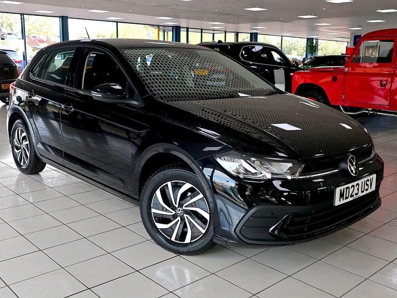 Black Used 2023 VW Polo Life Hatchback | £15,289 (Good price) - Image 1/4