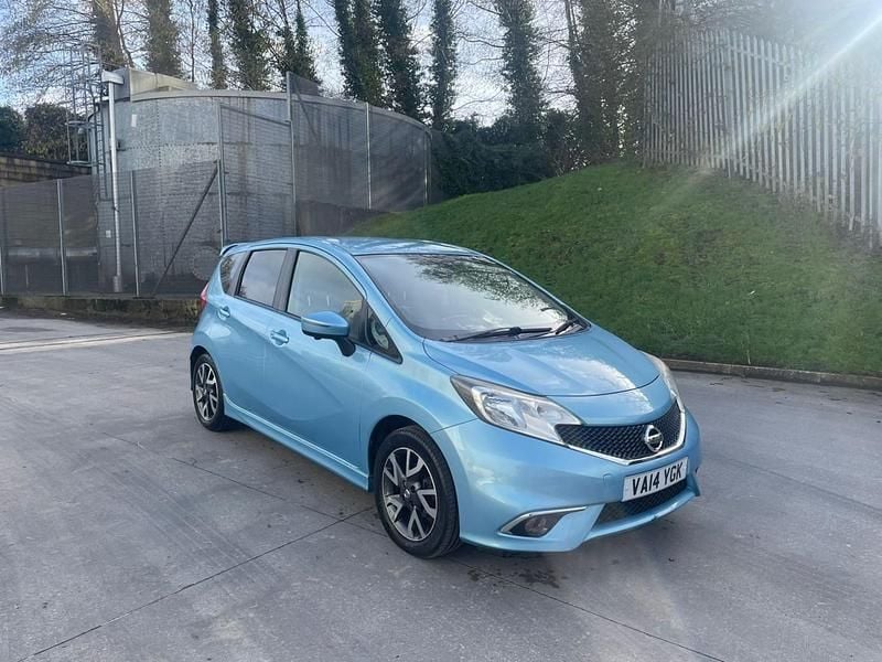Used Nissan Note S 98 HP (72 kW) 2014 Blue Hatchback