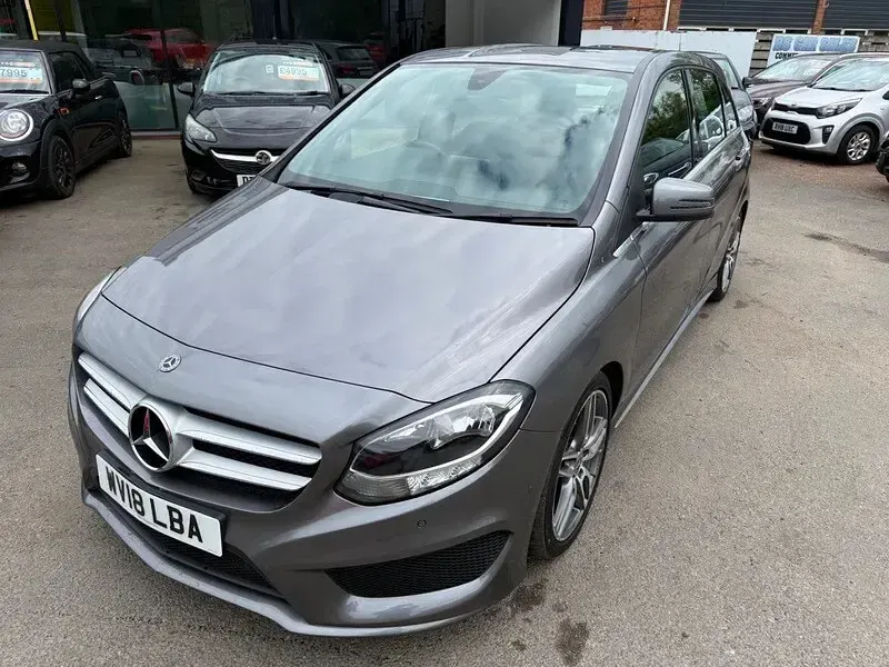 Used Mercedes B180 AMG line 122 HP (89 kW) 2018 Grey Hatchback