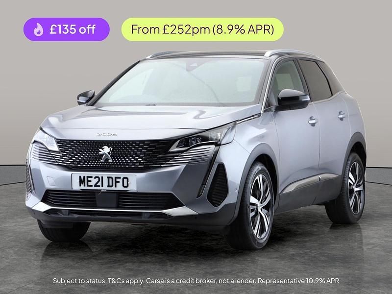 Grey Used 2021 Peugeot 3008 GTi Hatchback | £15,867 (Fair price) - Image 1/2