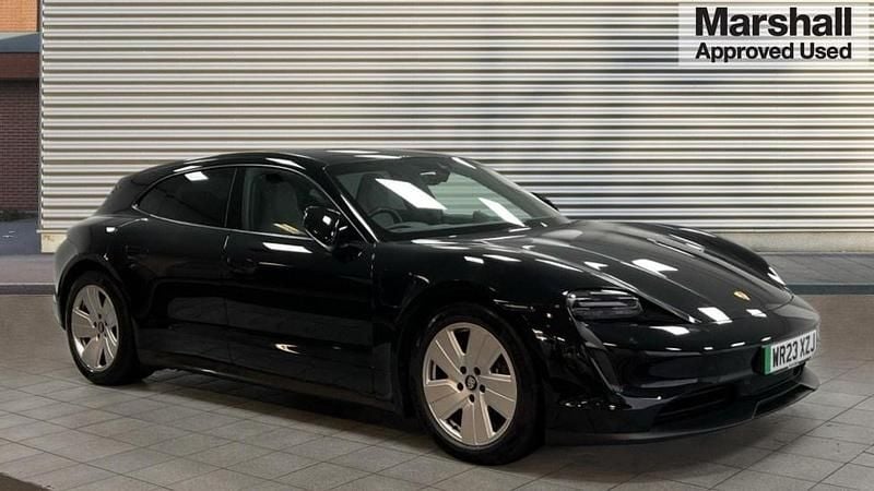 Black Used 2023 Porsche Taycan Estate | £52,996 (Super price) - Image 1/4