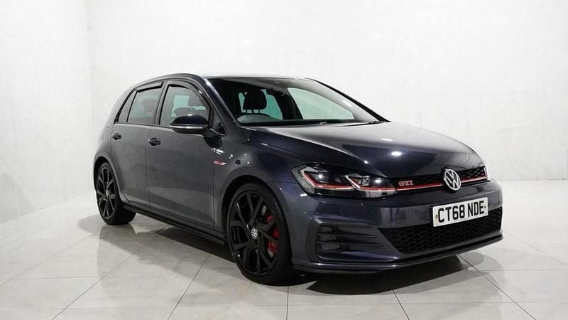 Used VW Golf VII GTI 245 HP (180 kW) 2019 Blue Hatchback