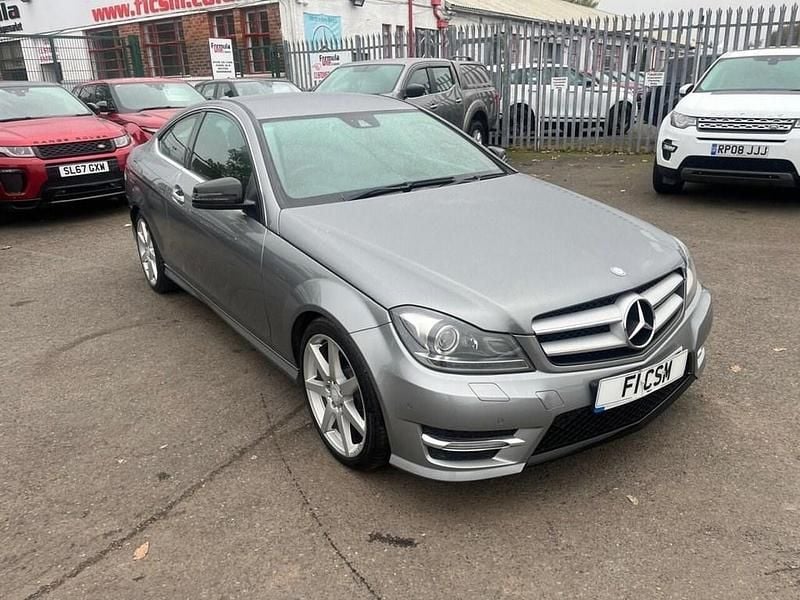 Used Mercedes C220 AMG 170 HP (125 kW) 2013 Silver Coupe