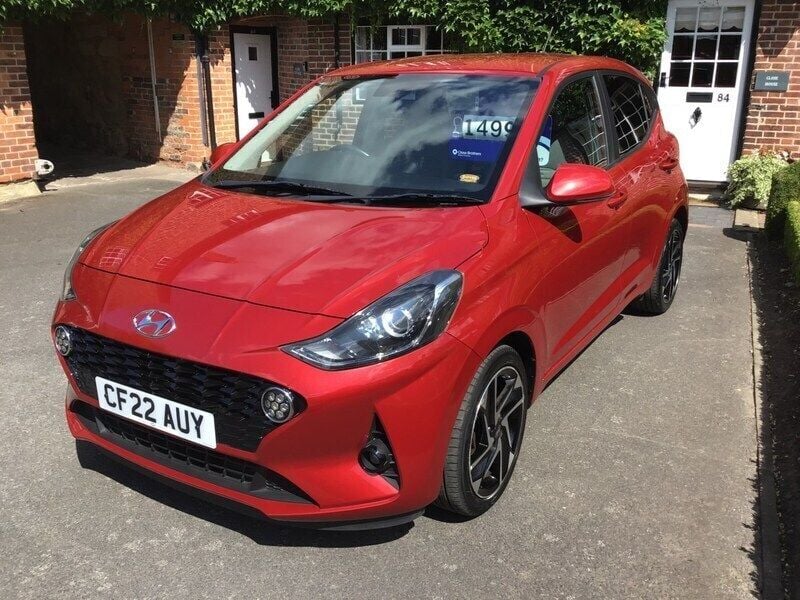 Used Hyundai i10 Premium 2022 Red Hatchback