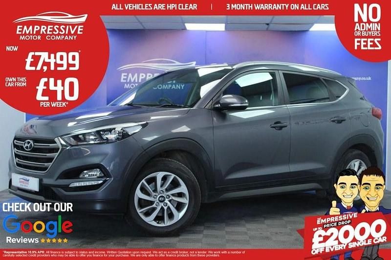 Grey Used 2016 Hyundai Tucson Premium SUV | £7,499 (Expensive) - Image 1/4
