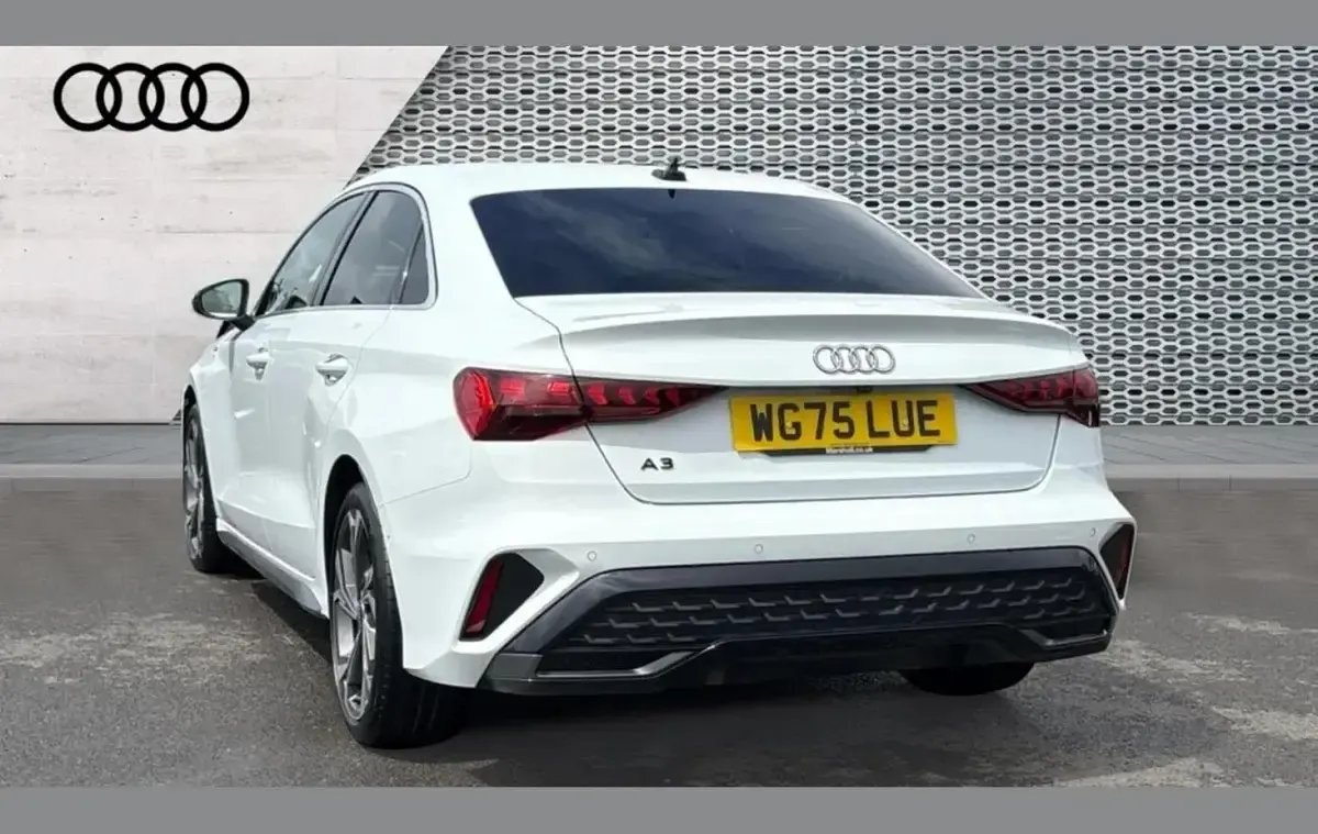 Used Audi A3 S-Line 147 HP (108 kW) 2025 White Sedan