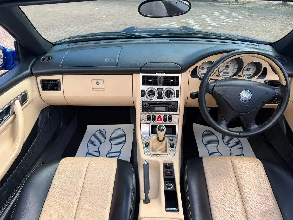 Used Mercedes SLK230 2000 Blue Cabriolet