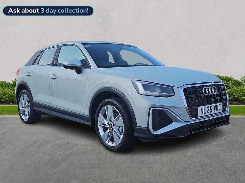 Silver Used 2025 Audi Q2 S-Line SUV | £28,509 (A bit pricey) - Image 1/4