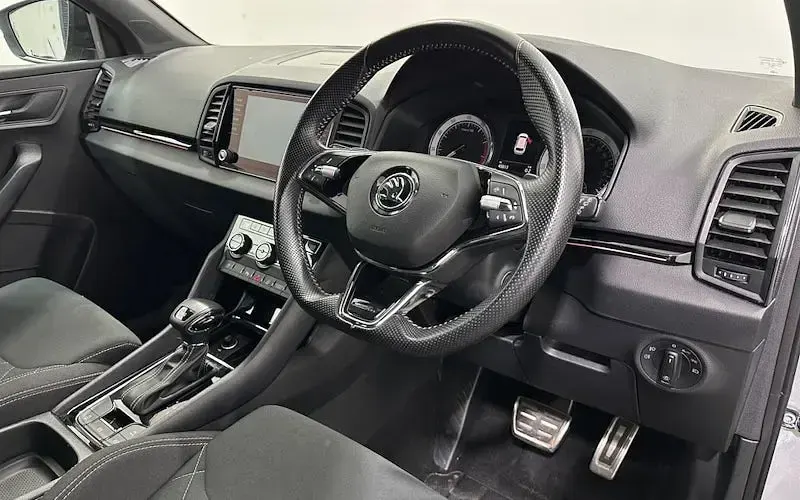 Used Skoda Karoq SportLine 150 HP (110 kW) 2021 Grey SUV