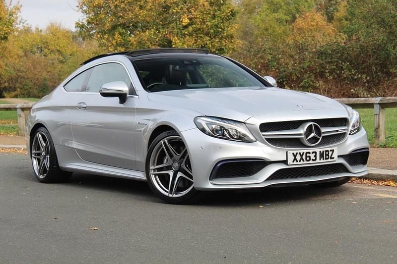 Silver Used 2016 Mercedes C63 AMG Premium Coupe | £32,995 (Good price) - Image 1/4