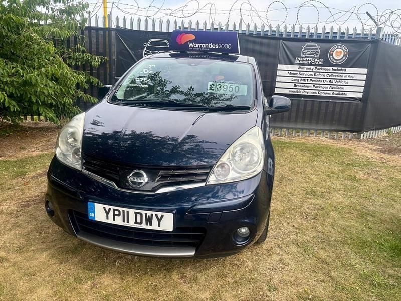 Blue Used 2011 Nissan Note N-TEC MPV | £3,795 (Fair price) - Image 1/4