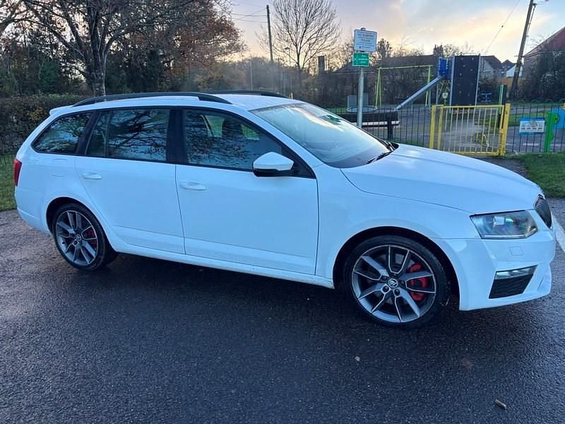 Used Skoda Octavia vRS 2015 White Estate