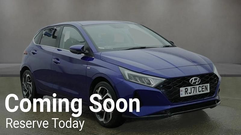 Used Hyundai i20 Premium 2021 Blue Hatchback