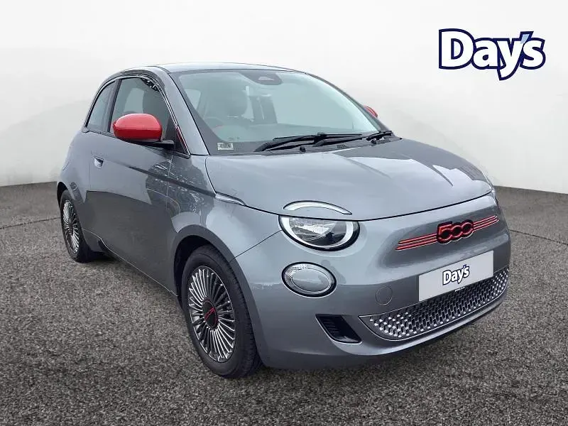 Used Fiat 500e Red 86 kW (118 HP) 2023 Grey Hatchback