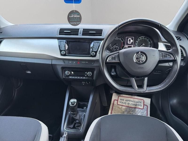 Used Skoda Fabia SE L 110 HP (80 kW) 2019 Blue Hatchback