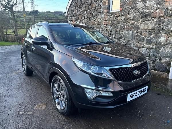Black Used 2014 Kia Sportage 2 SUV | £5,995 (A bit pricey) - Image 1/4