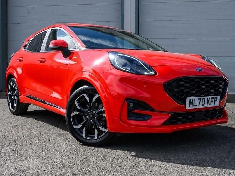 Red Used 2020 Ford Puma ST-Line X SUV | £14,450 (Fair price) - Image 1/4