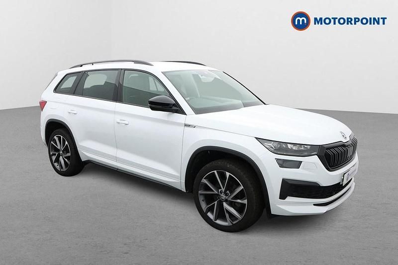 Used Skoda Kodiaq SportLine 2022 White SUV