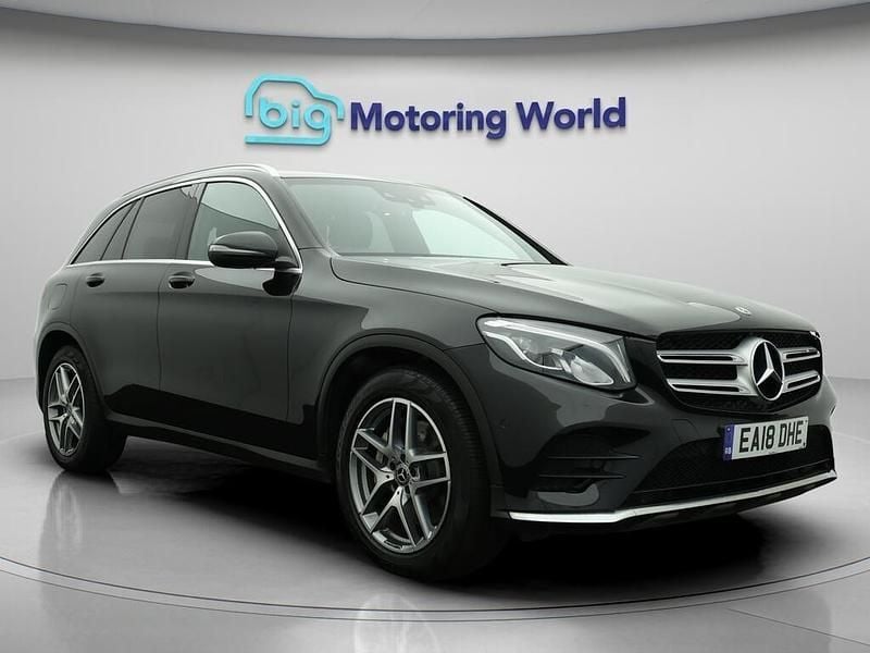 Black Used 2018 Mercedes GLC220 AMG line Estate | £18,200 (Fair price) - Image 1/4