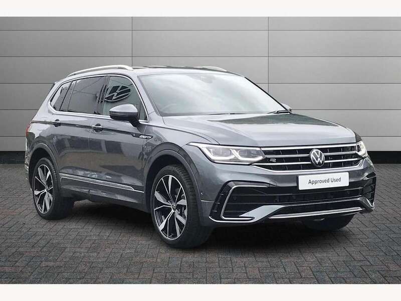 Grey Used 2025 VW Tiguan Allspace R-line SUV | £36,095 (A bit pricey) - Image 1/4