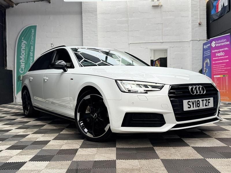 Used Audi A4 Black Edition 190 HP (139 kW) 2018 White Estate