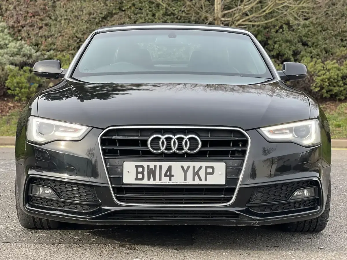 Used Audi A5 Cabriolet S-Line 177 HP (130 kW) 2014 Black Cabriolet