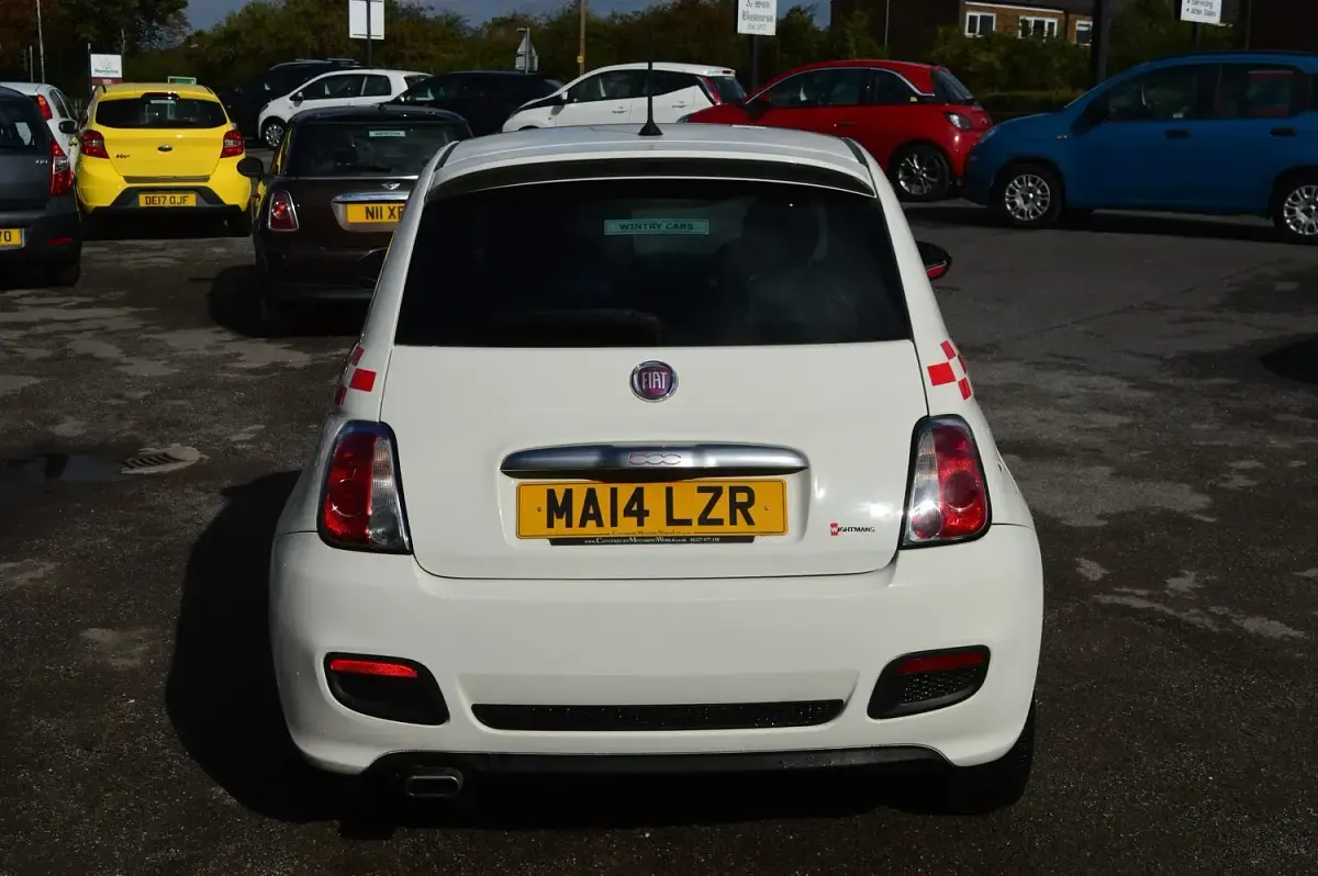 Used Fiat 500 S 69 HP (50 kW) 2014 White Hatchback