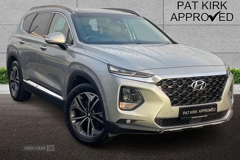 Silver Used 2019 Hyundai Santa Fe Premium SE SUV | £19,995 (Expensive) - Image 1/1