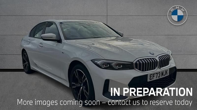 White Used 2023 BMW 330e M Sport | £29,460 (Good price) - Image 1/4