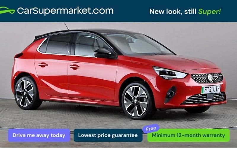 Used Vauxhall Corsa-e Elite 100 kW (136 HP) 2020 Red Hatchback
