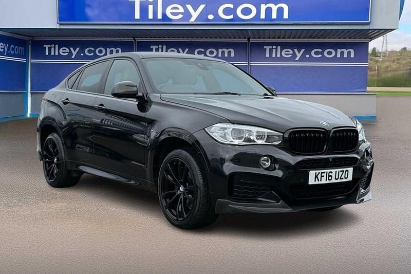 Black Used 2016 BMW X6 M Sport SUV | £17,490 (Good price) - Image 1/1