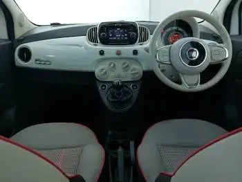 Used Fiat 500 Lounge 69 HP (50 kW) 2016 White Hatchback