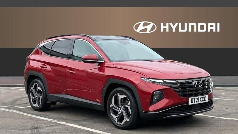 Red Used 2021 Hyundai Tucson Ultimate SUV | £18,144 (Expensive) - Image 1/3