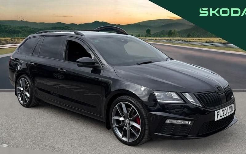 Black Used 2020 Skoda Octavia vRS Estate | £18,793 (Fair price) - Image 1/4