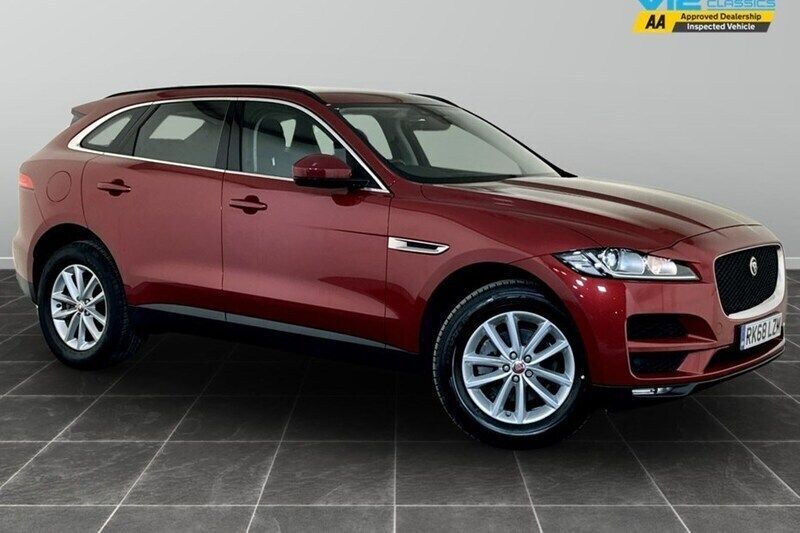 Red Used 2018 Jaguar F-Pace Prestige SUV | £19,495 (Good price) - Image 1/1
