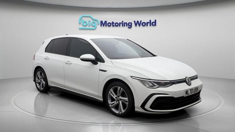 White Used 2020 VW Golf VII R-line Hatchback | £18,500 (Good price) - Image 1/4