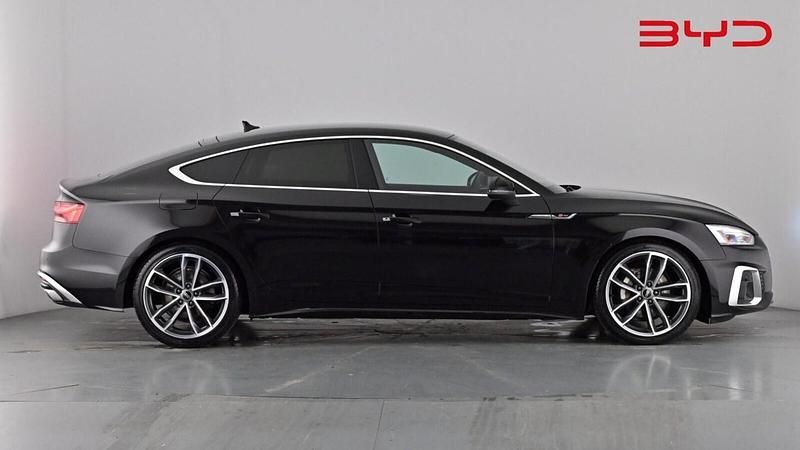Used Audi A5 Sportback S-Line 204 HP (150 kW) 2023 Mythos black Hatchback